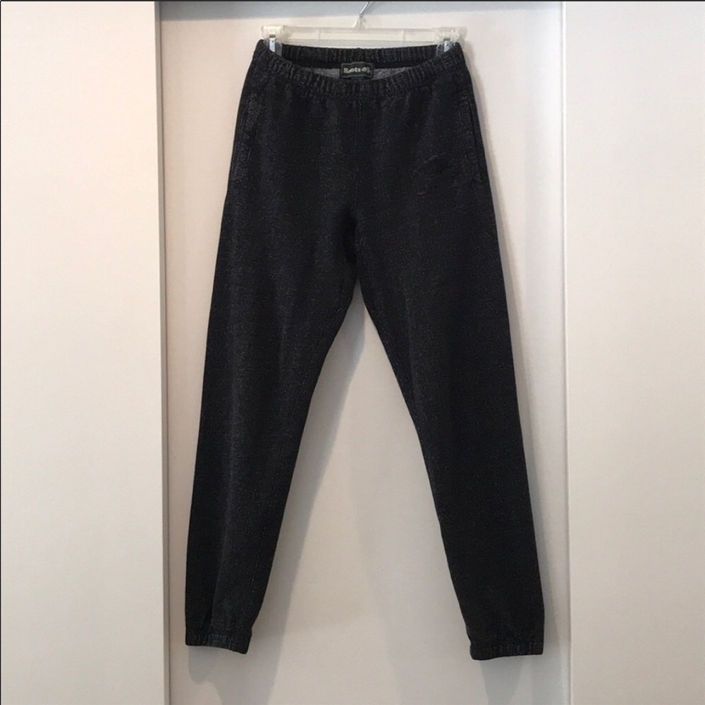 Roots salt and pepper sweat pants